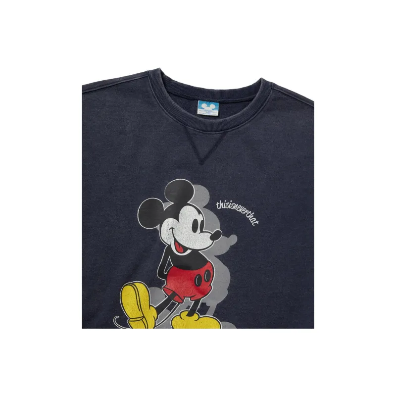 Thisisneverthat Disney/Disney Co branded Model Sweatshirts Unisex Marine Blue-2