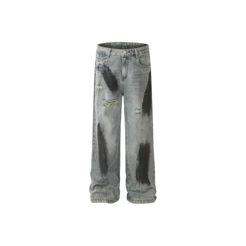 UNKNOWTAL Jeans Unisex Washed Blue