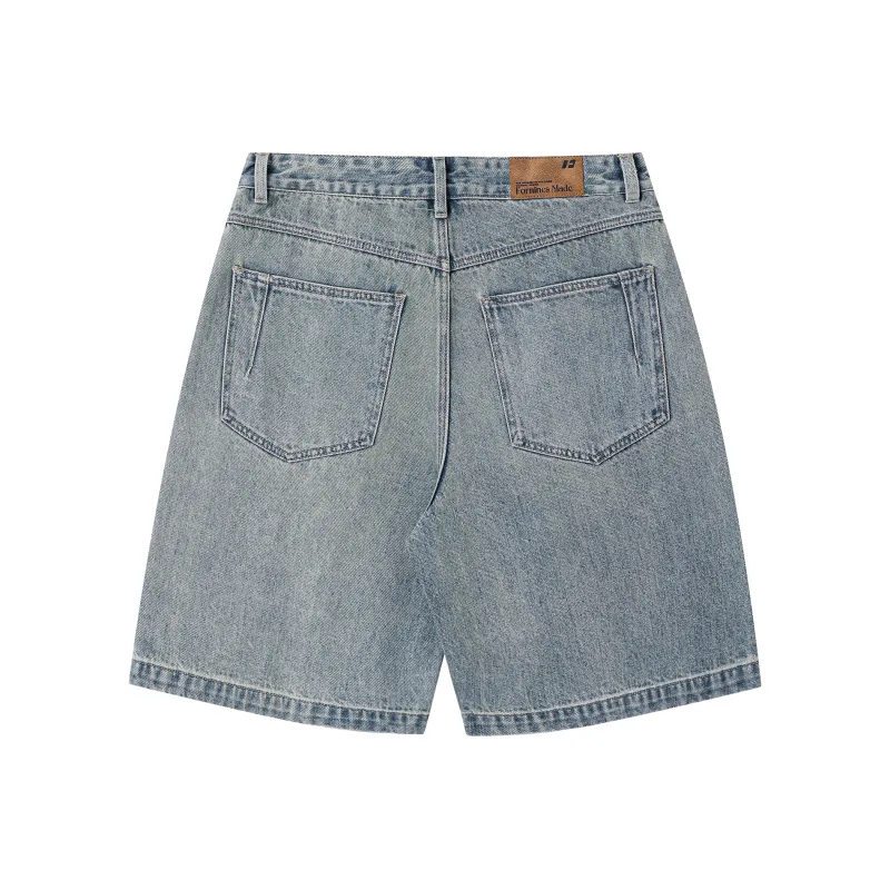 FORNINES Denim Shorts Unisex-5
