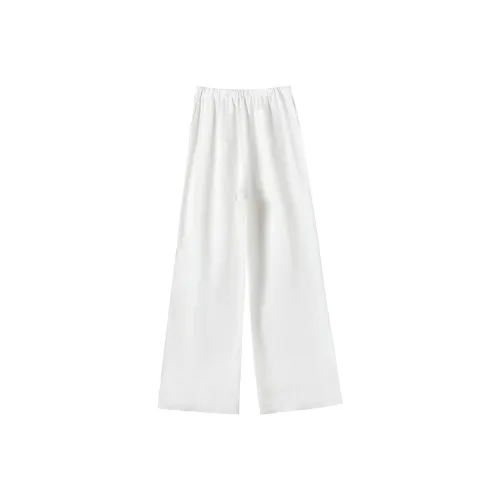 HTHK Casual Pants Women's White/Yellow/Pink/Apricot