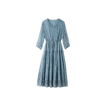 To The West Long Sleeved Dress Women's