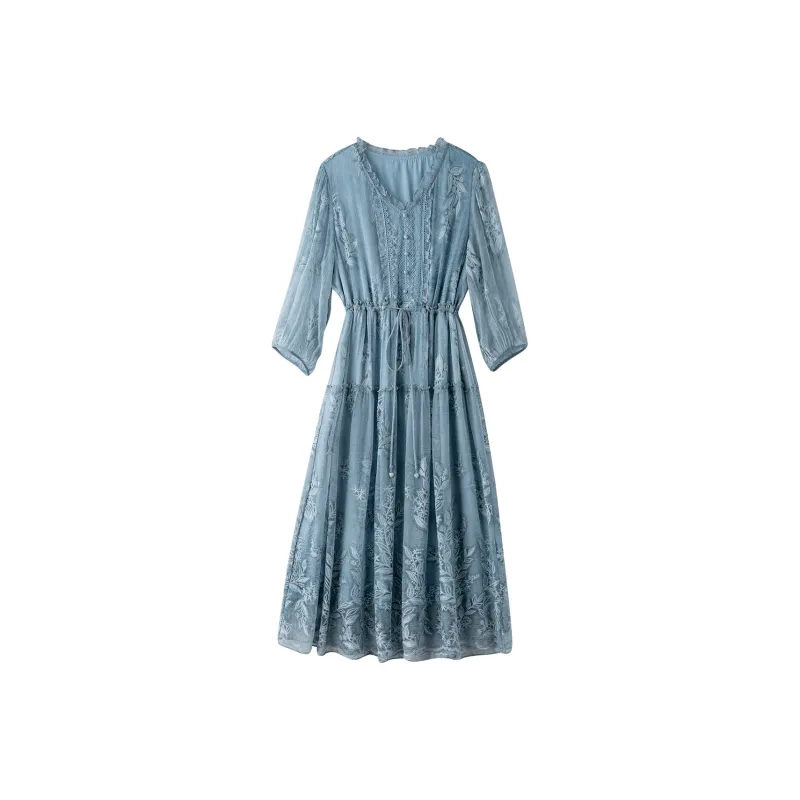 To The West Long Sleeved Dress Women's-0