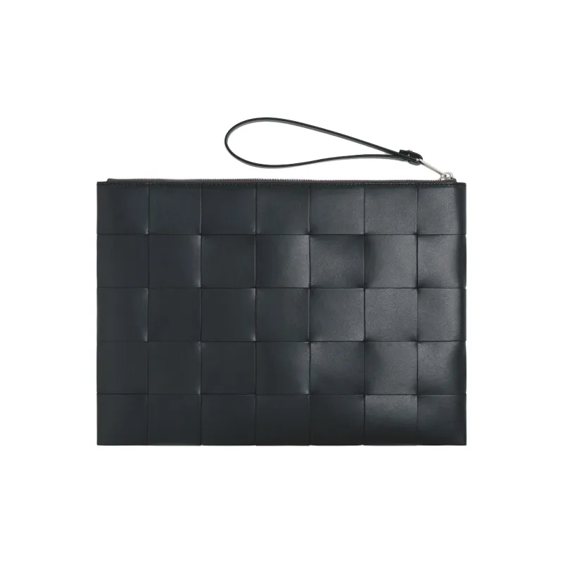 Bottega Veneta CASSETTE Calfskin Clutch Regular Men's Adoas Cedar-1