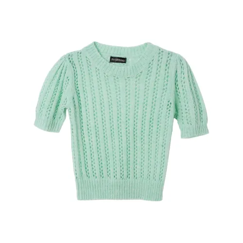 David Sylvia Knitwear Women's Light Green