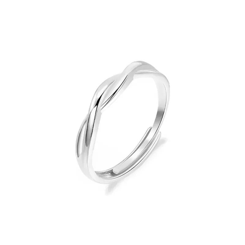 LUCA Sterling Silver Rings Unisex-6