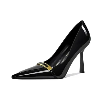 GOSO Slim Heel High Heels Women's Black