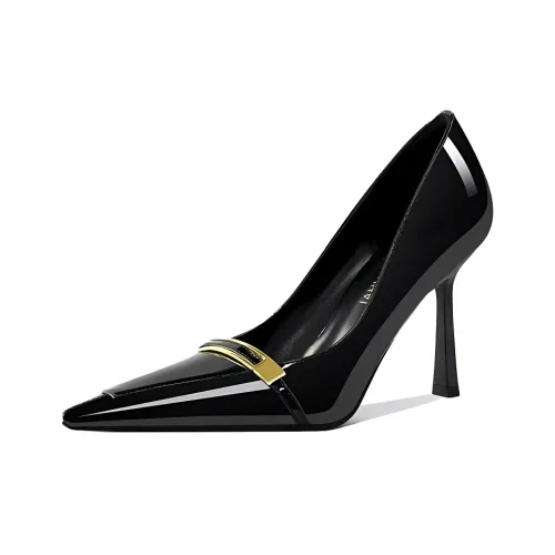 GOSO Slim Heel High Heels Women's Black