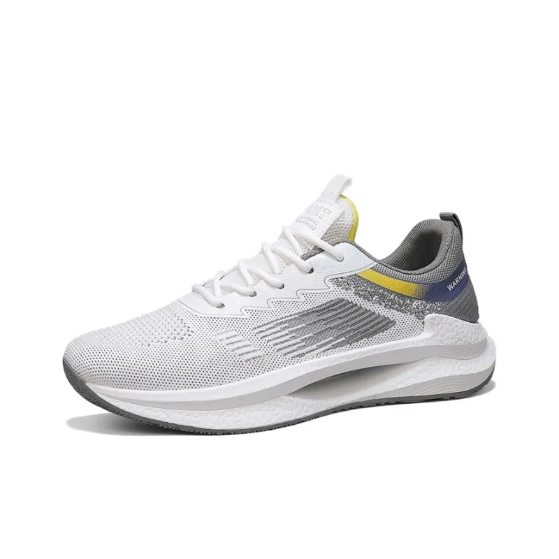OUGLEMEN Cushioning, Slip Resistant, Abrasion Resistant, Coverage, Rebound Low Top Casual Shoes Men's Box-2