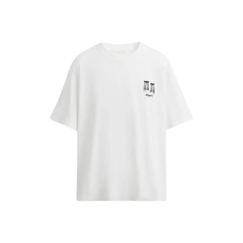 ZARA T Shirts Men White-0