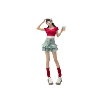 MPOX Casual Short Skirts Women's