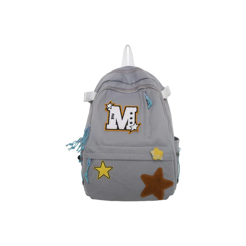 Yalu Nylon Backpack Unisex Multicolor-6
