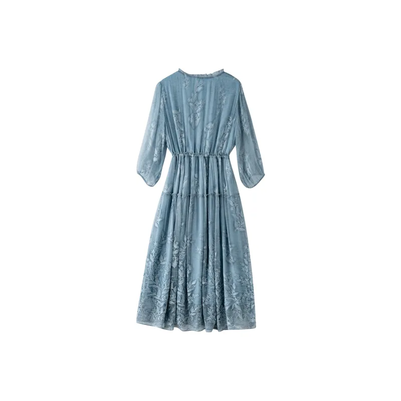 To The West Long Sleeved Dress Women's-1