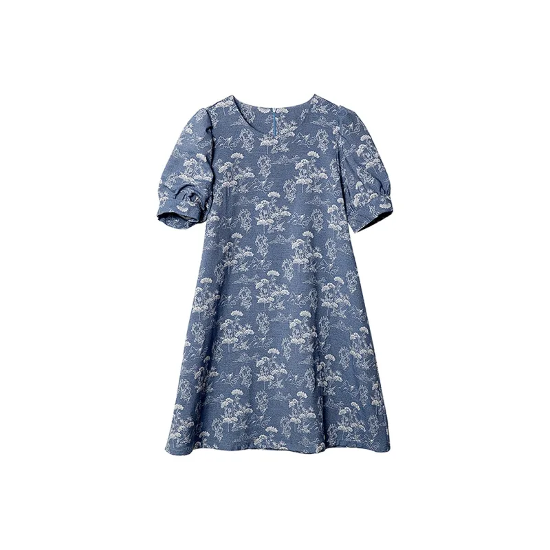 LUYOUYE Short Sleeved Dress Women's-0