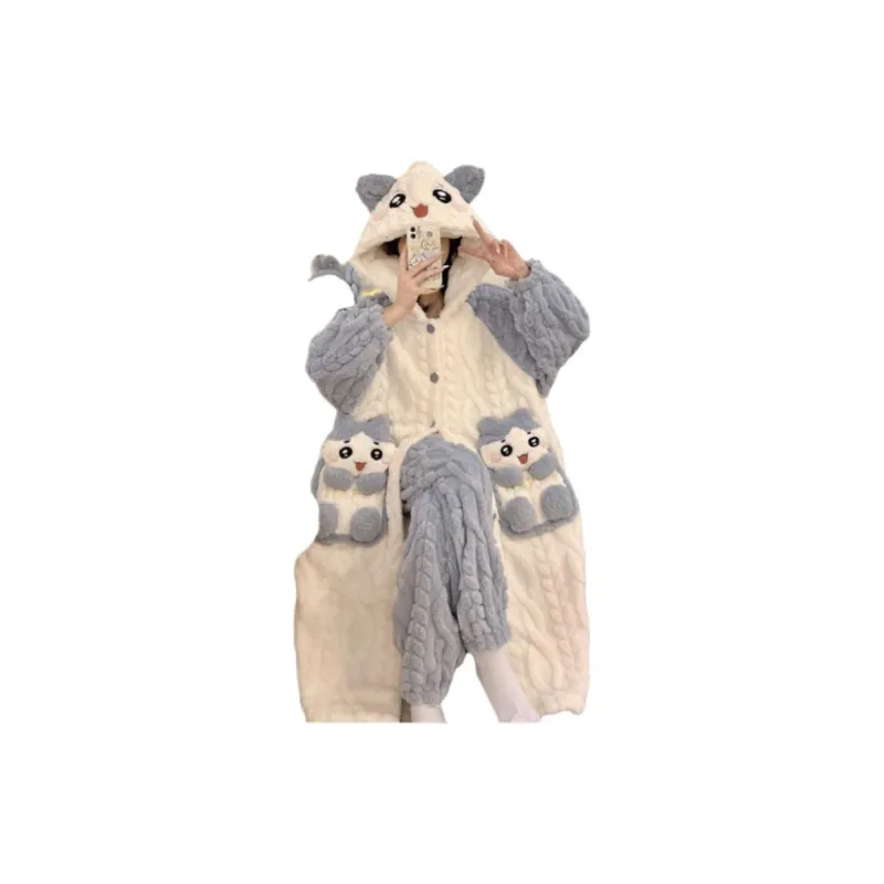 Maultiay Pajama Set Women's Blue-4