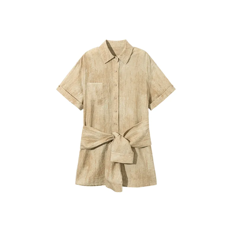 Ouyang Short Sleeved Dress Women's-0