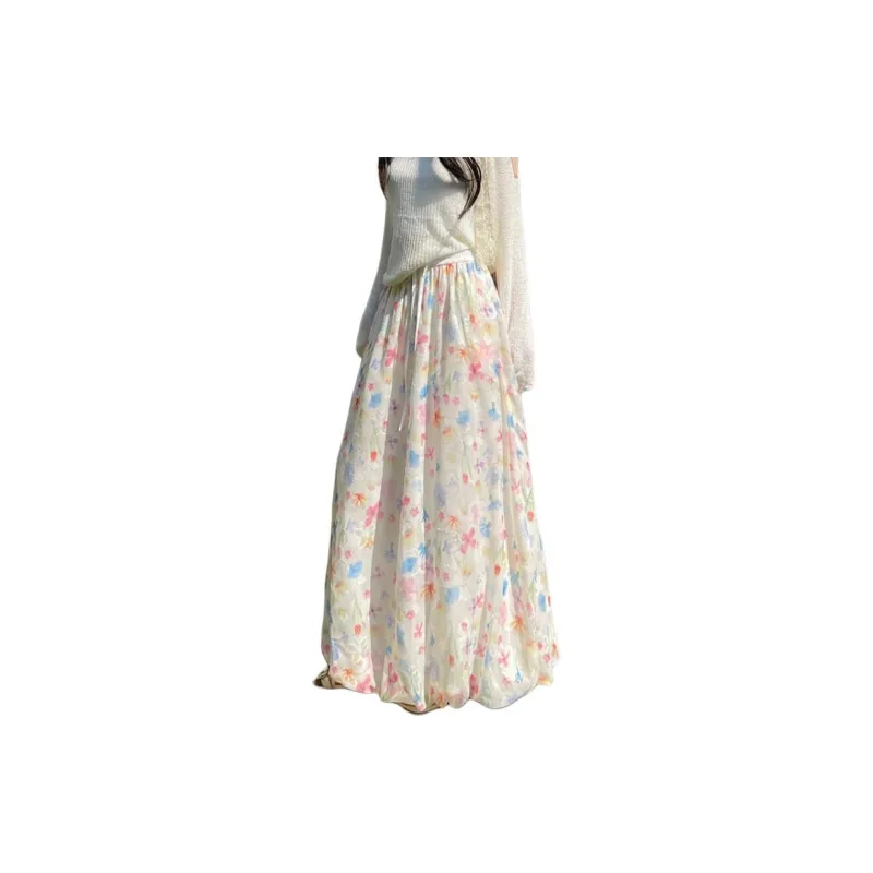 Cotton Gene Casual Long Skirt Women's-0