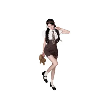 XIANSINIAO Short Sleeved Dress Women's