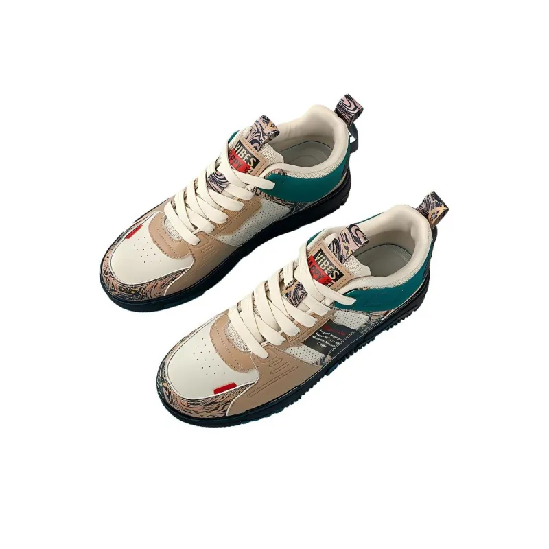 Cuzzi Abrasion Resistant Balance Lightweight Support Height Increasing Low Top Skateboard Shoes Men's-16