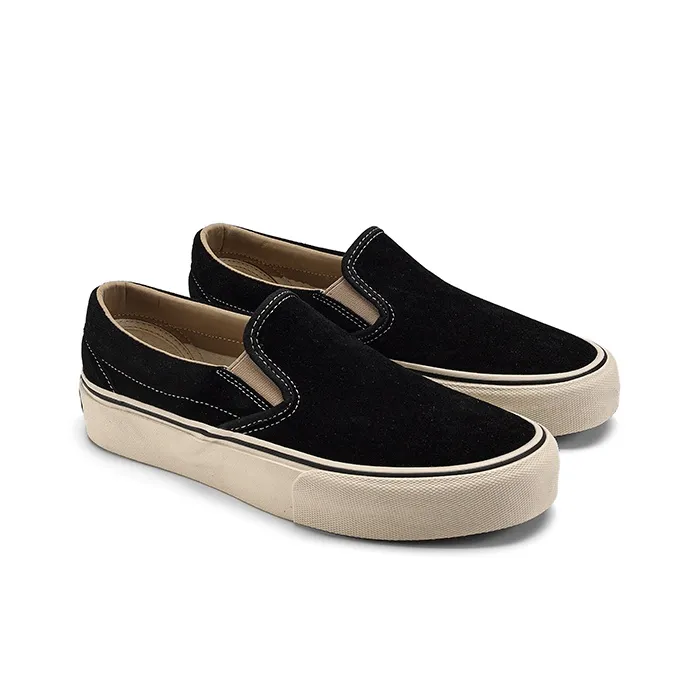 Fang Sanhuo Coverage Cushioning Low Top Skateboard Shoes Unisex Black-2