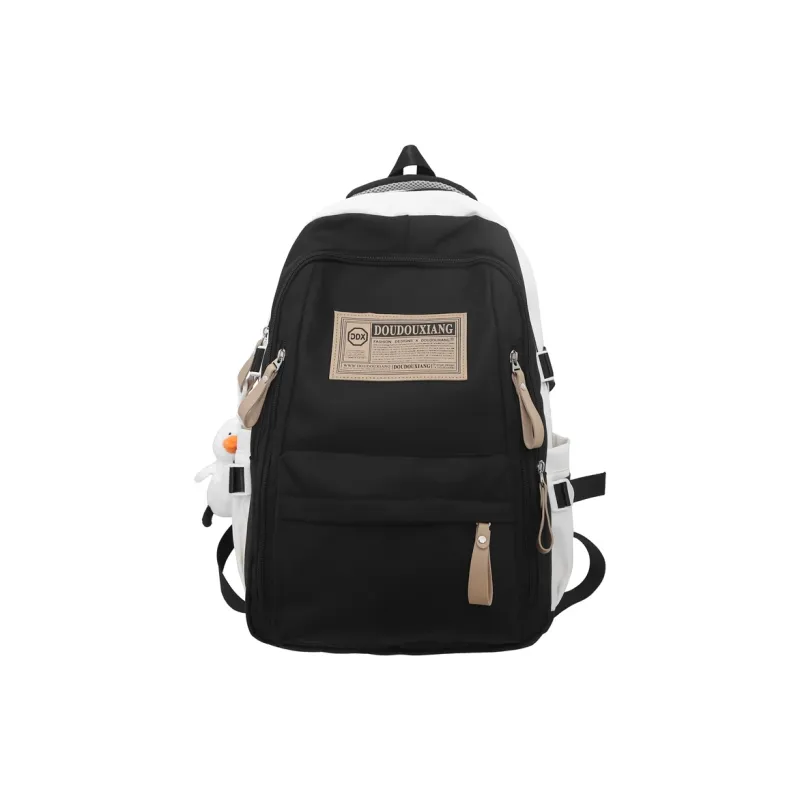 WICKBUEN Nylon Fabric Backpack Regular Unisex Blue/Black/Burgundy/Blue-17
