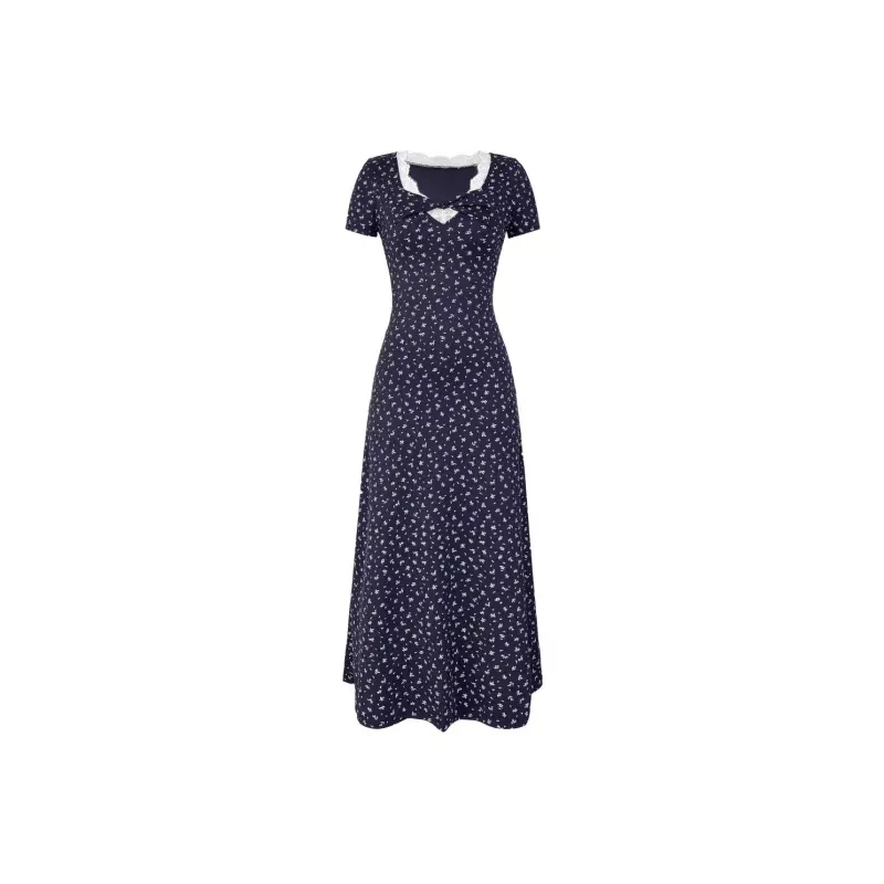Ning Cai Yuer Short Sleeved Dress Women's-0