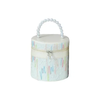 Future Maple Large Capacity Portable, Good Looking Curved Stripes Makeup Bags