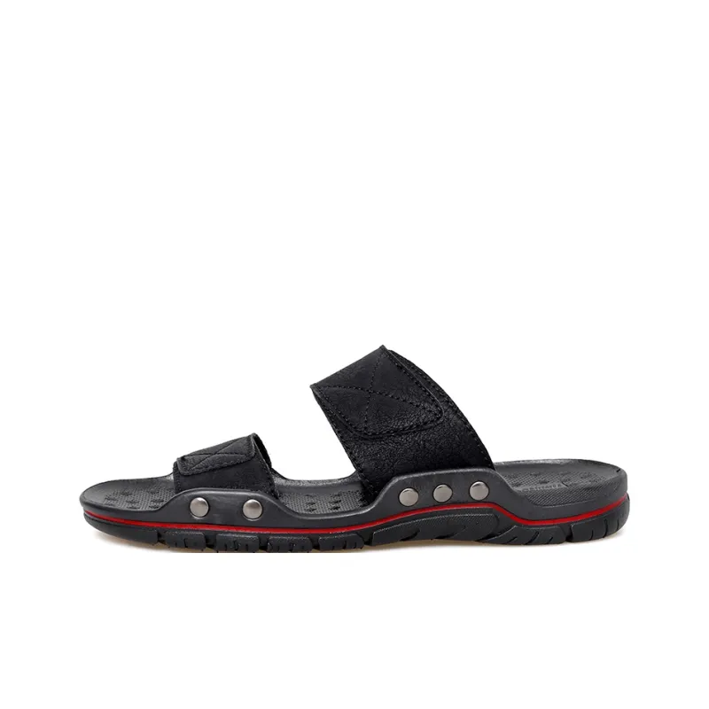Eminu Rubber Sole Slip Resistant Slide Slippers Men's-1