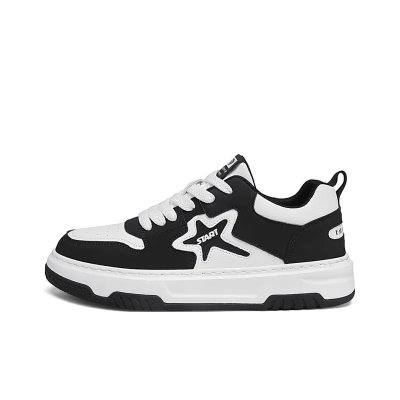 Sportful Anti Slip And Wear Resistant Height Increasing Low Top Skateboard Shoes Men's-4