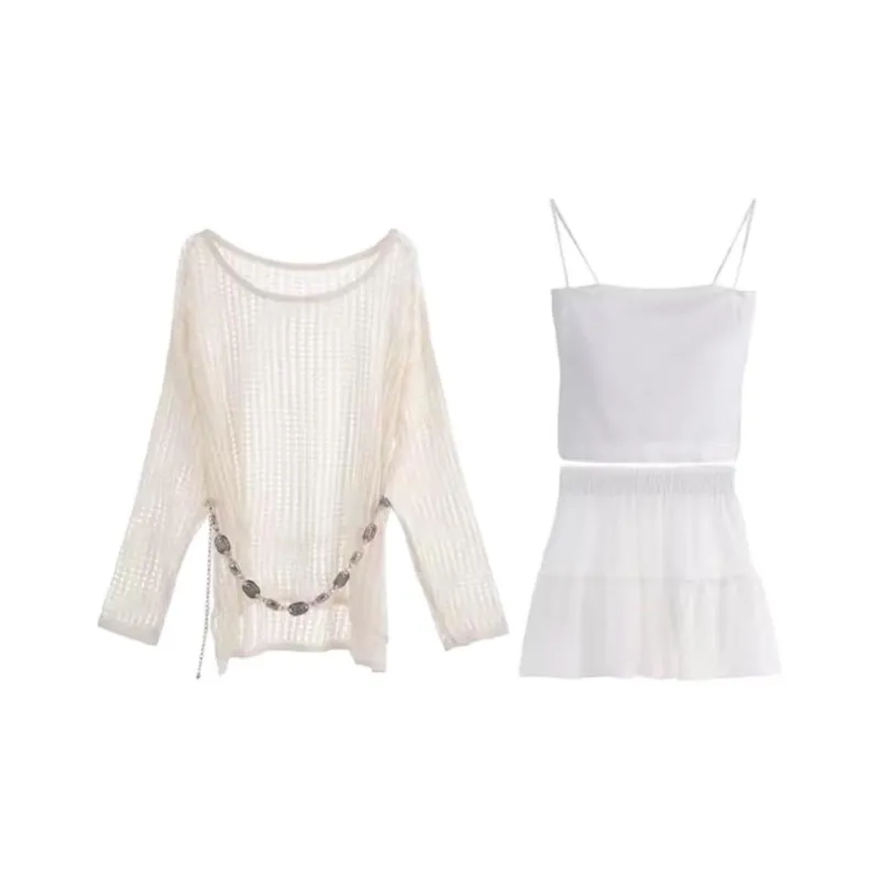 OZVO Two Piece Skirt Sets Women's-0