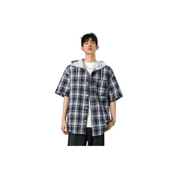 7 SEVFUN Shirts Unisex Blue Plaid