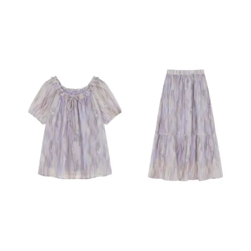 LUYOUYE Two Piece Skirt Sets Women's