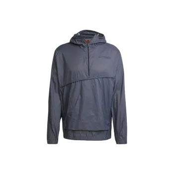Adidas XPLORICTerre WIND ANORAK Jacket Men's Dark Gray