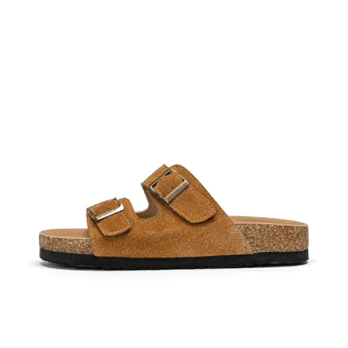 EXULL Q Abrasion Resistant Slide Slippers Women's Camel