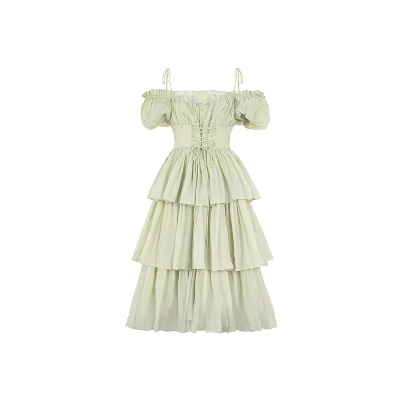 Peaches Peaches Short Sleeved Dress Women's-0