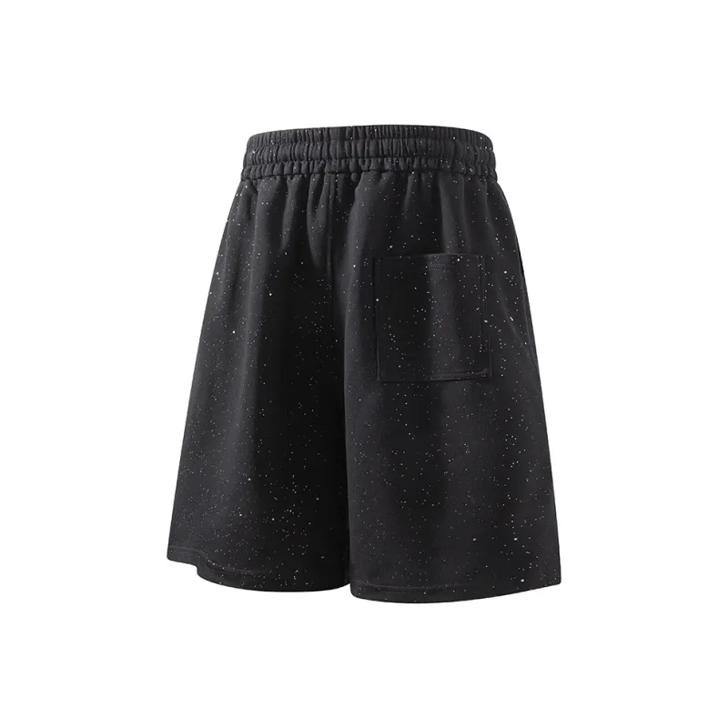 JINBEILE Casual Shorts Unisex Black-1