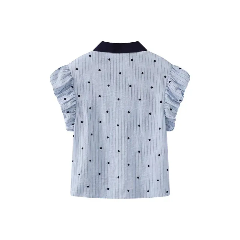 ABCMININ Shirts Women's Blue-1