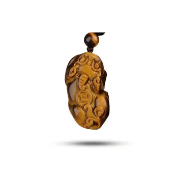 Dora Skewers Tiger's Eye Stone Pendants Unisex