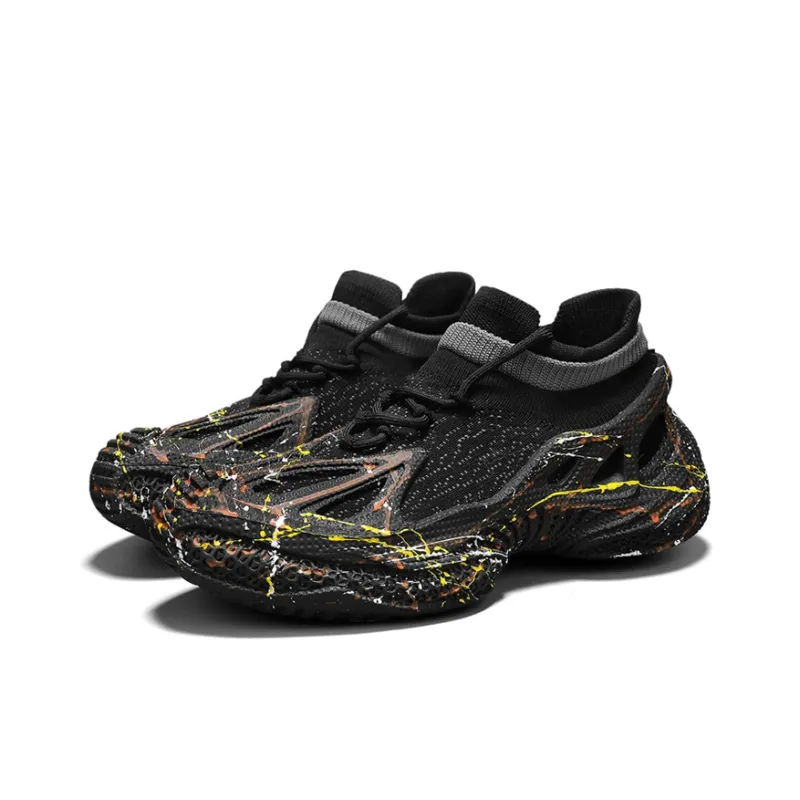 OUBT Mesh Sports Running Shoes Wear resistant, Non slip And Breathable Mid Top Casual Shoes Men's-10