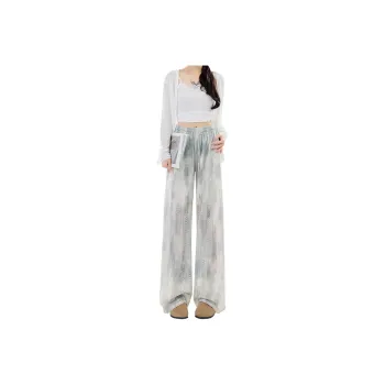 MPOX Casual Pants Women's Blue