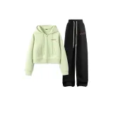 Pea Green (Today's Happy Chest Logo)+Black (Today's Happy Pants Logo)