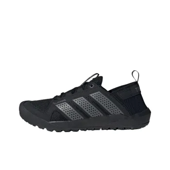 Adidas Anti Slip Wear Resistant Low Top Hiking Shoes Unisex Black