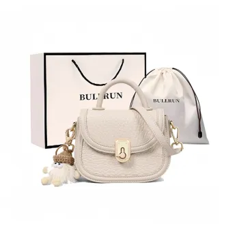 Bullrun Cow Leather One Shoulder Handbag Women's Multicolor
