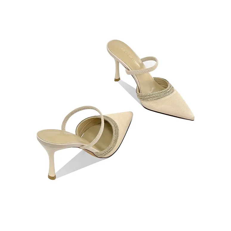 GOSO Closed Toe Slippers Women's Champagne-3