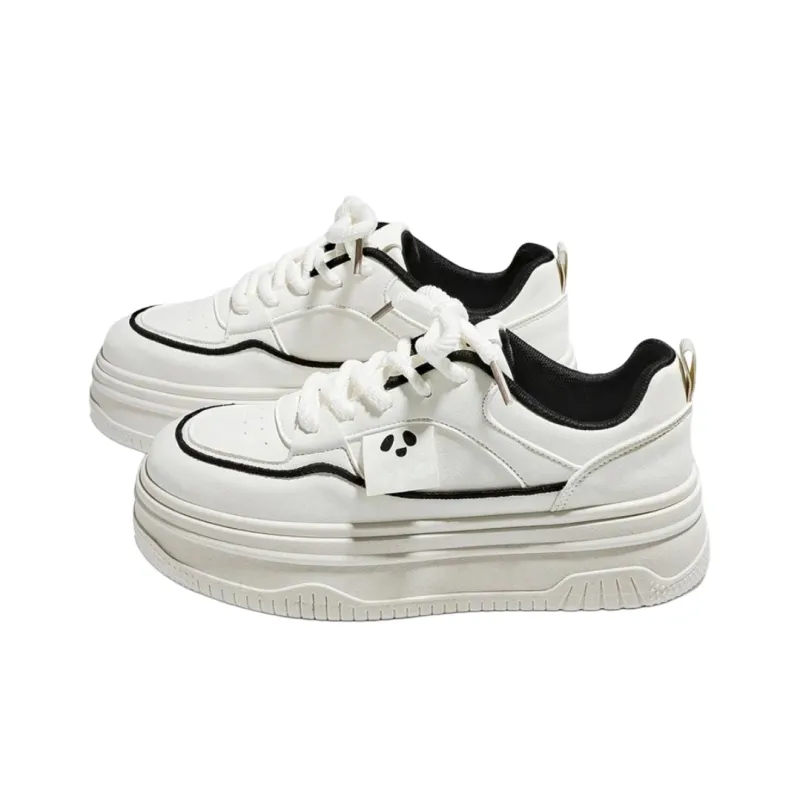 Alxnan Height Increasing Low Top Casual Shoes Women's-0