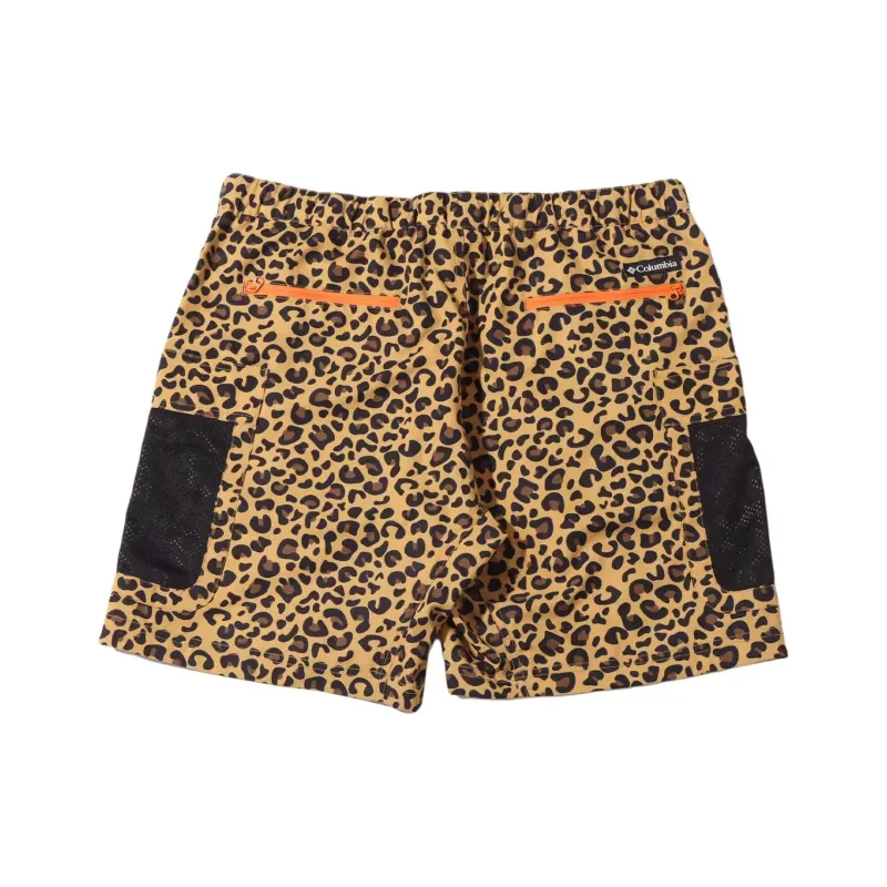 Columbia x Atmos Field Creek™ Cargo Shorts Unisex Yellow Leopard Print-1