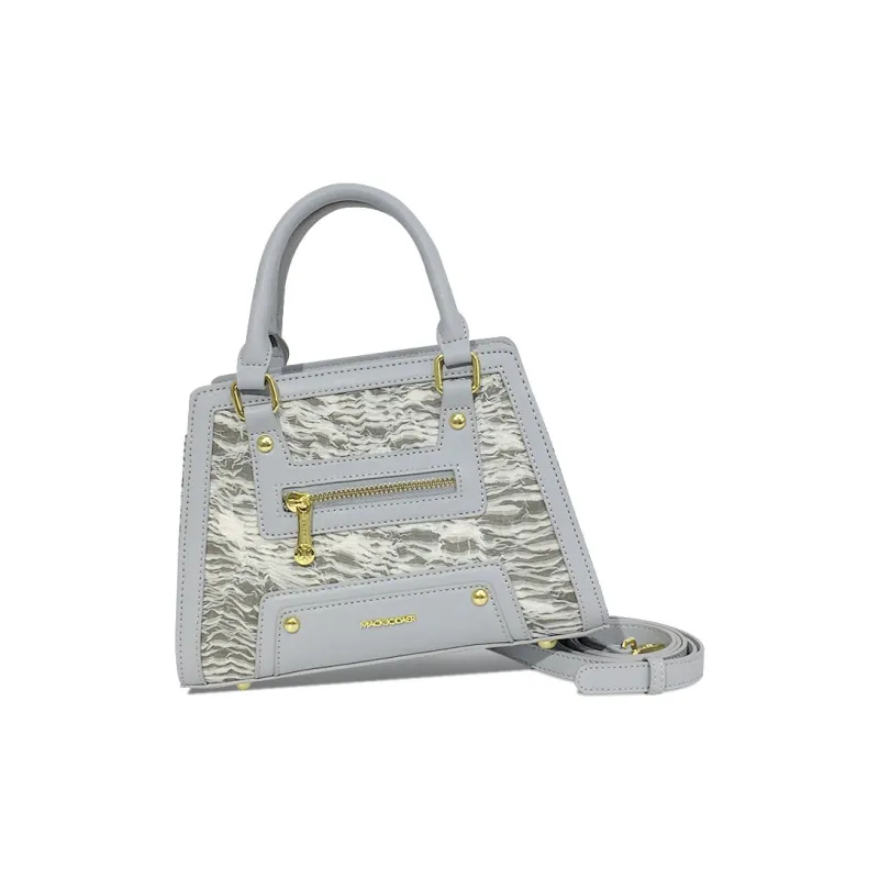 MACK JODAER Synthetic Leather Handbag Women's Light Gray Yarn-1