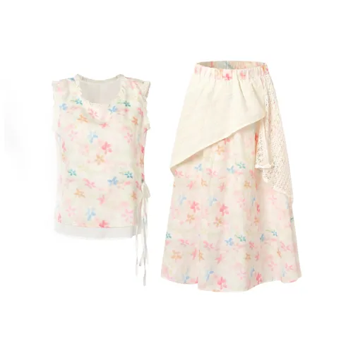 POPO.INFO Two Piece Skirt Sets Women's