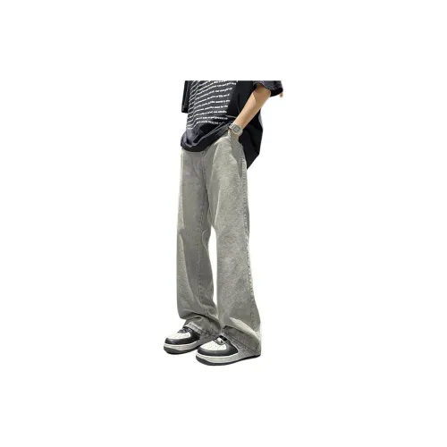 FASTFISH Jeans Unisex White Haze Gray