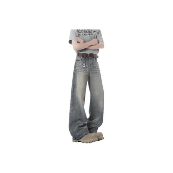 FASTFISH Jeans Unisex Washed Color