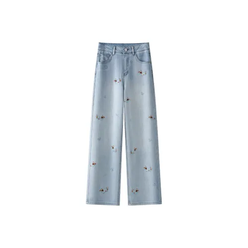 LUYOUYE Jeans Women's Blue